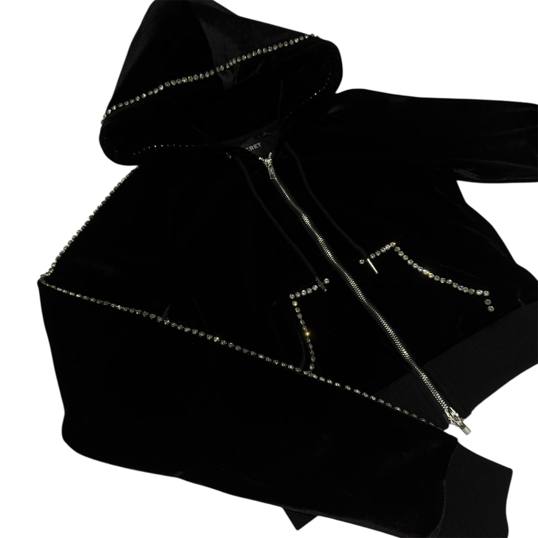 SECRET WOMENS VELVET TRACKSUIT